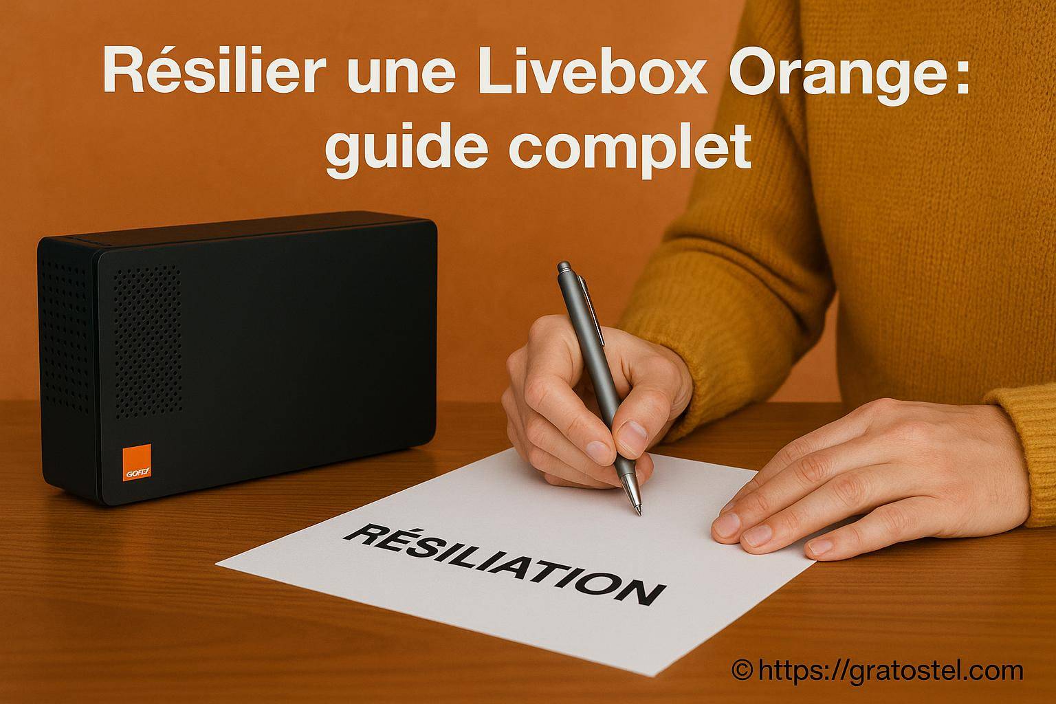 Résilier une Livebox Orange : guide complet pour réussir