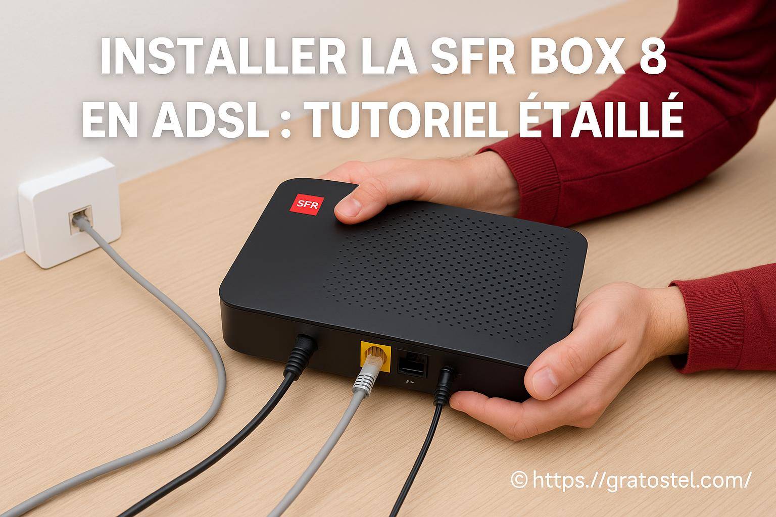 Installer la SFR Box 8 en ADSL : tutoriel complet pas à pas