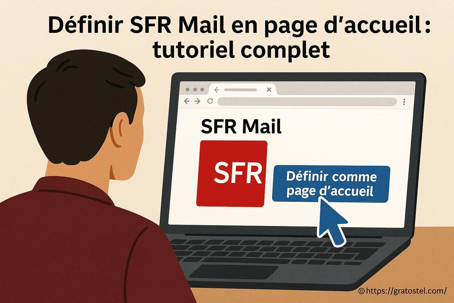 Définir sfr mail en page d'accueil : tutoriel complet pas à pas