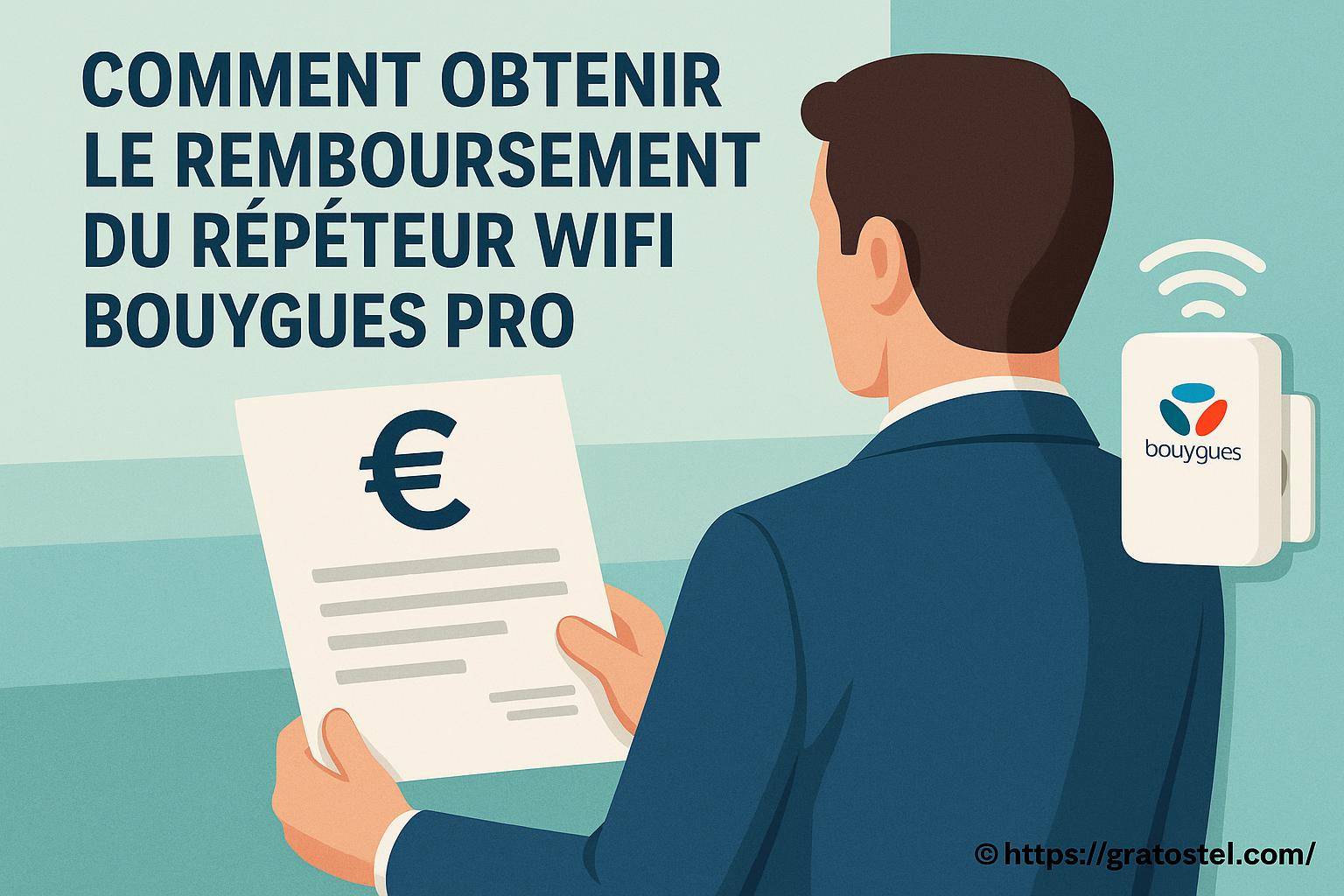 Comment obtenir le remboursement du répéteur WiFi Bouygues Pro ?