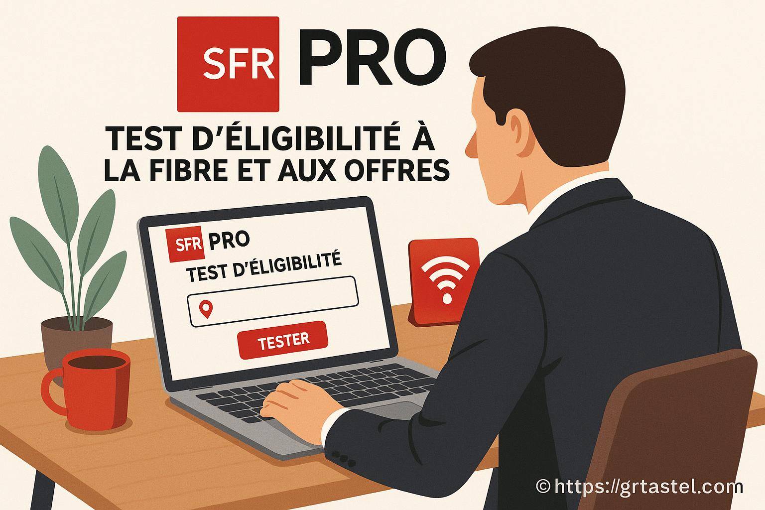 SFR Pro : comment réaliser un test d'éligibilité à la fibre et aux offres