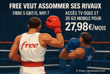 Freebox pop s et forfait mobile 20 go à moins de 28 €/mois sans engagement