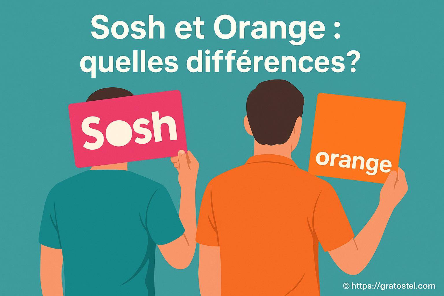 Sosh et Orange : quelles différences faut-il connaître ?