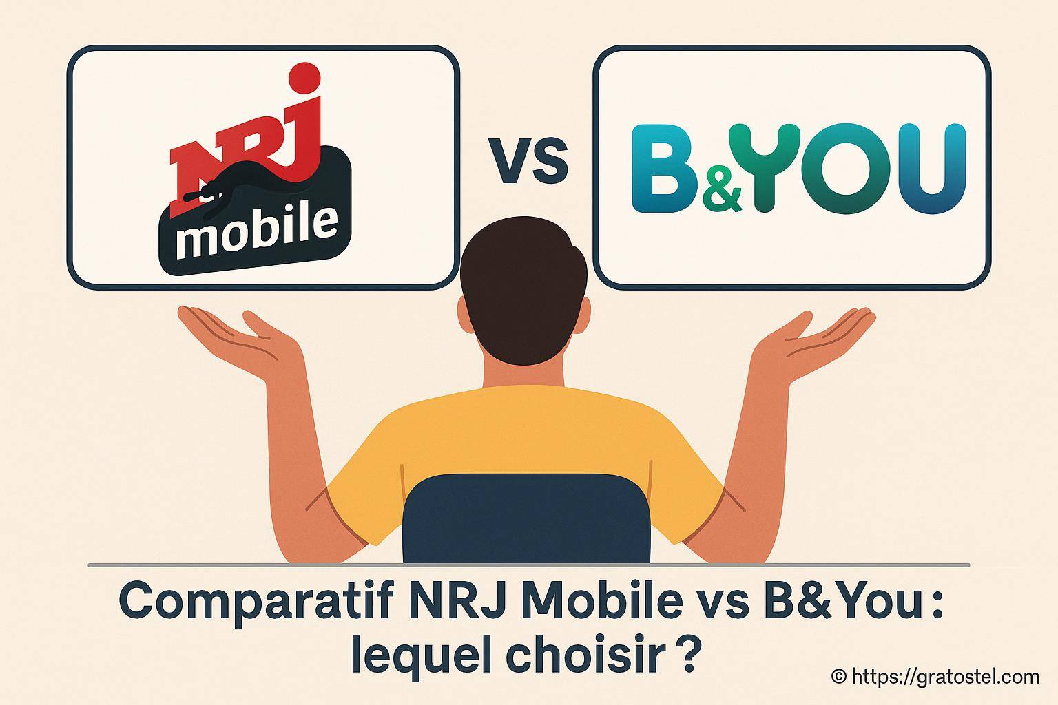 Comparatif NRJ Mobile vs B&You : lequel choisir pour votre forfait mobile ?