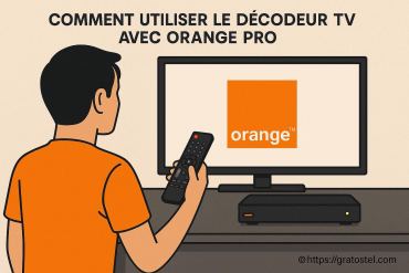 Comment utiliser le décodeur TV avec Orange Pro facilement
