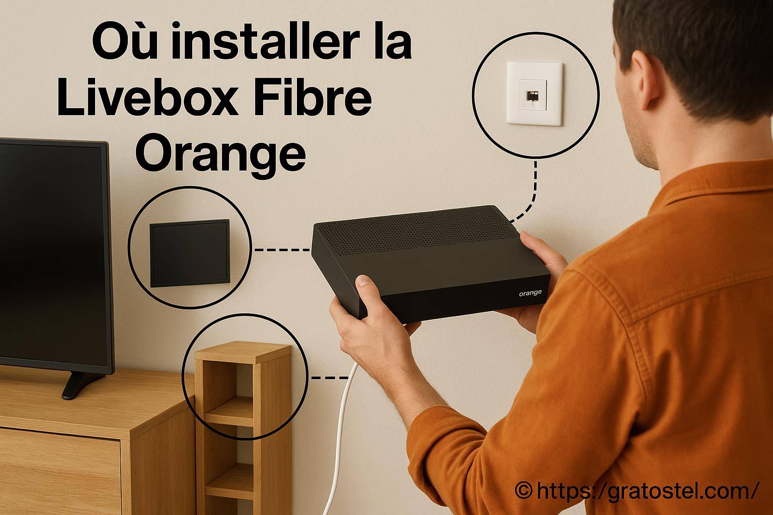 Où installer la Livebox Fibre Orange pour une connexion optimale ?