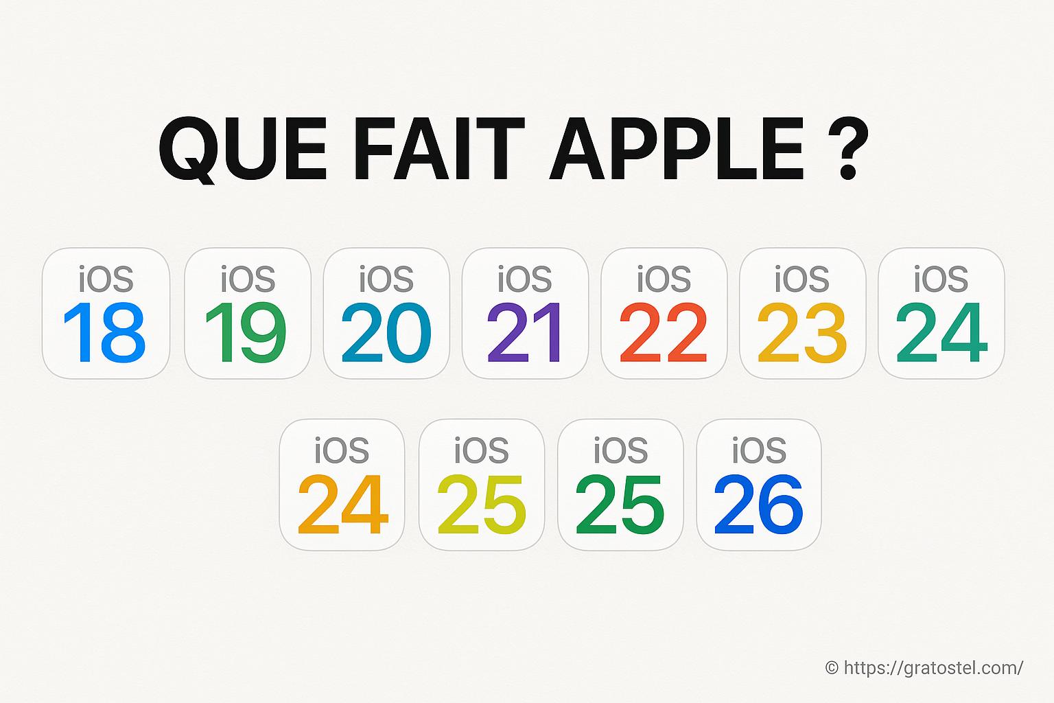 Pourquoi Apple a choisi de passer d'iOS 18 à iOS 26 ?