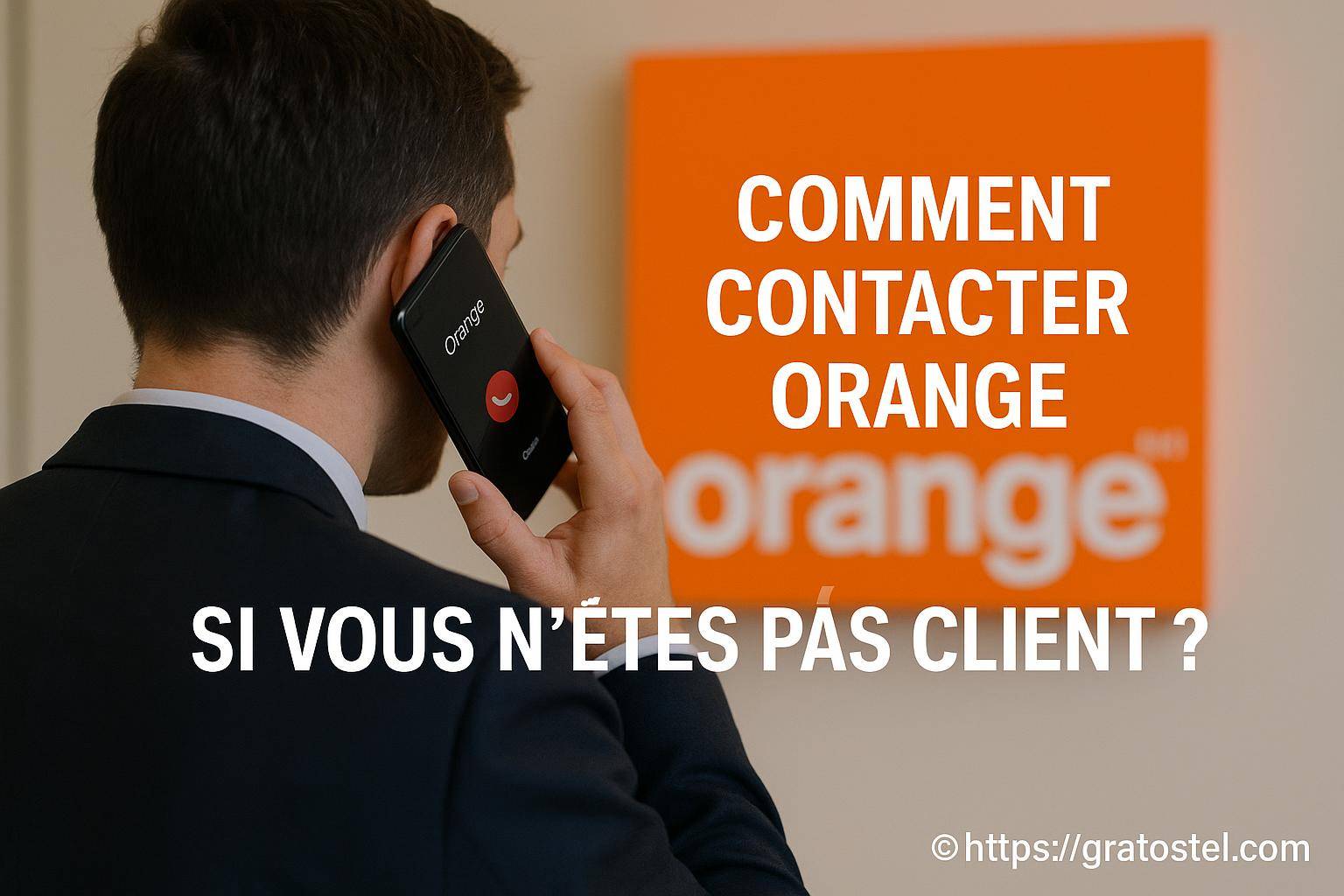 Comment contacter Orange si vous n’êtes pas client ?