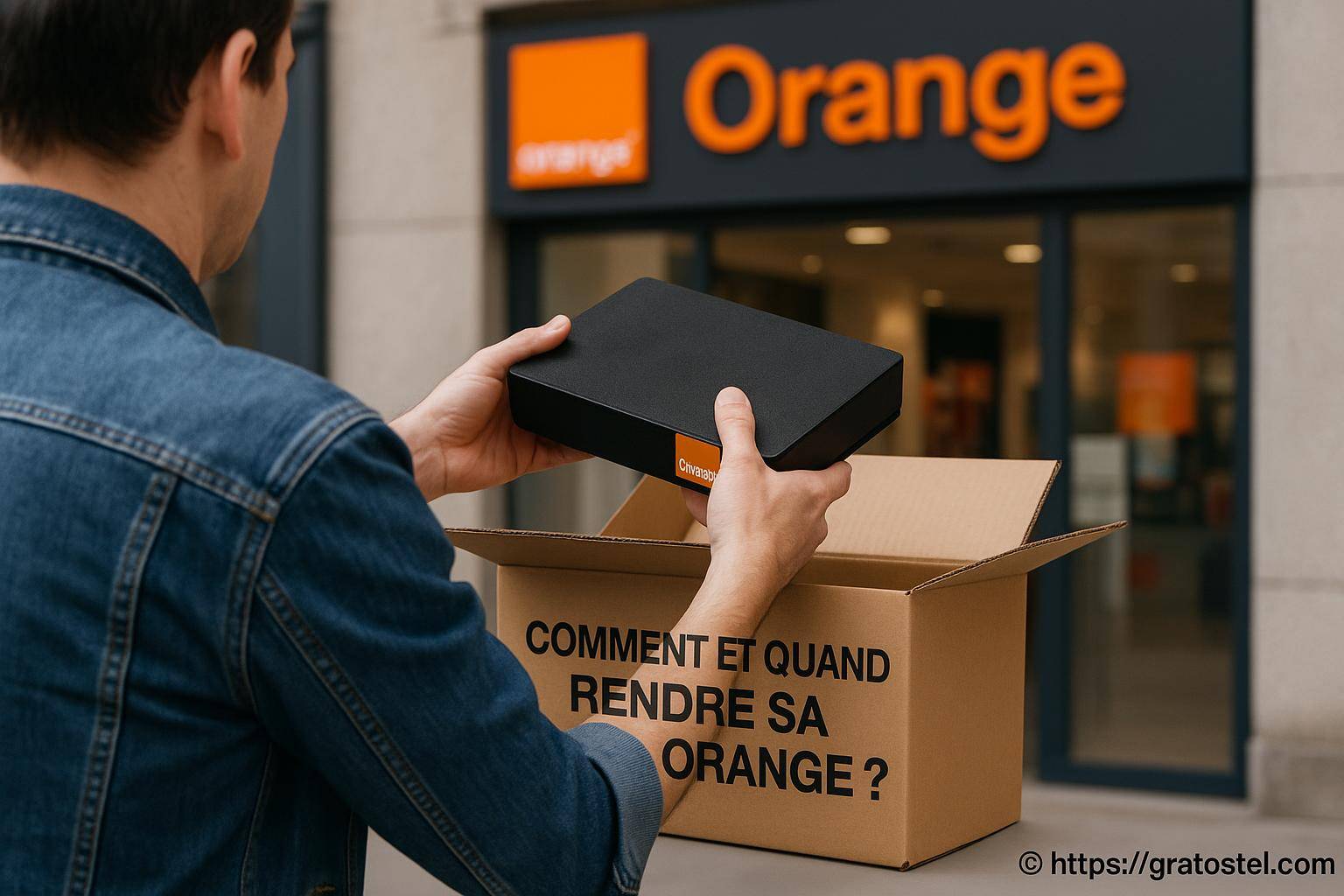 Comment et quand rendre sa box Orange ?