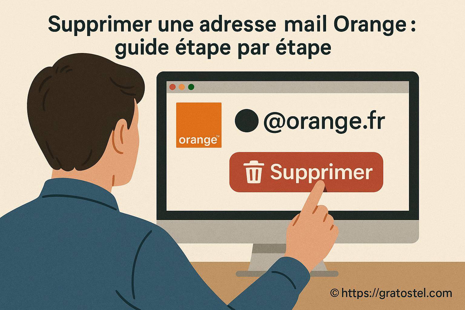 Mail Range Supprimer une adresse mail Orange rapidement et simplement
