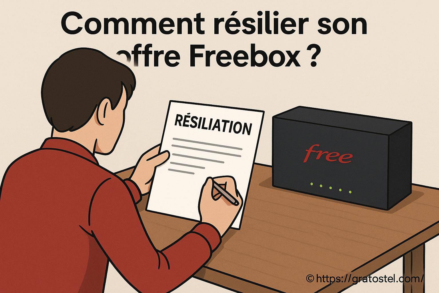 Comment résilier son offre Freebox facilement et sans stress ?