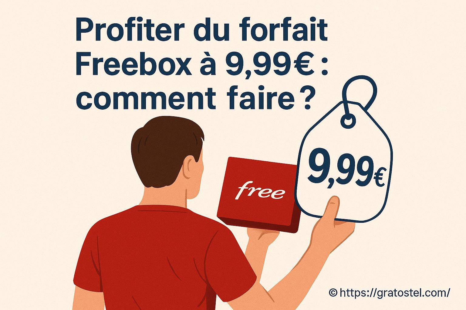 Profiter du forfait Freebox à 9,99€ : comment faire ?