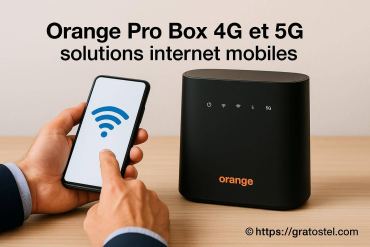 Orange Pro Box 4G et 5G : solutions internet mobiles performantes pour les professionnels