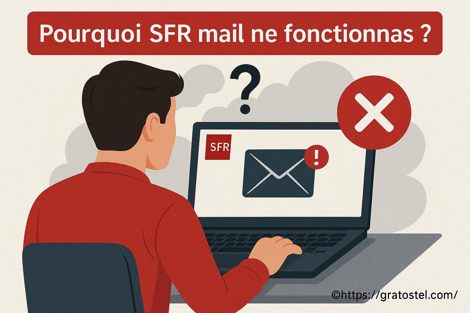 Pourquoi SFR mail ne fonctionne pas ? Causes et solutions expliquées
