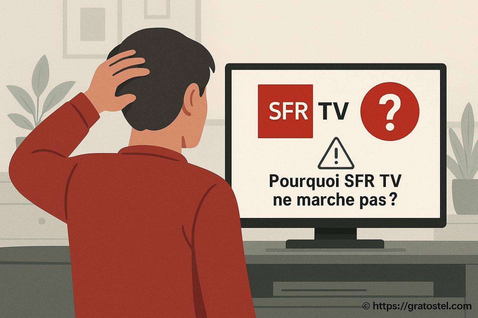 Pourquoi SFR TV ne marche pas ? Causes et solutions expliquées