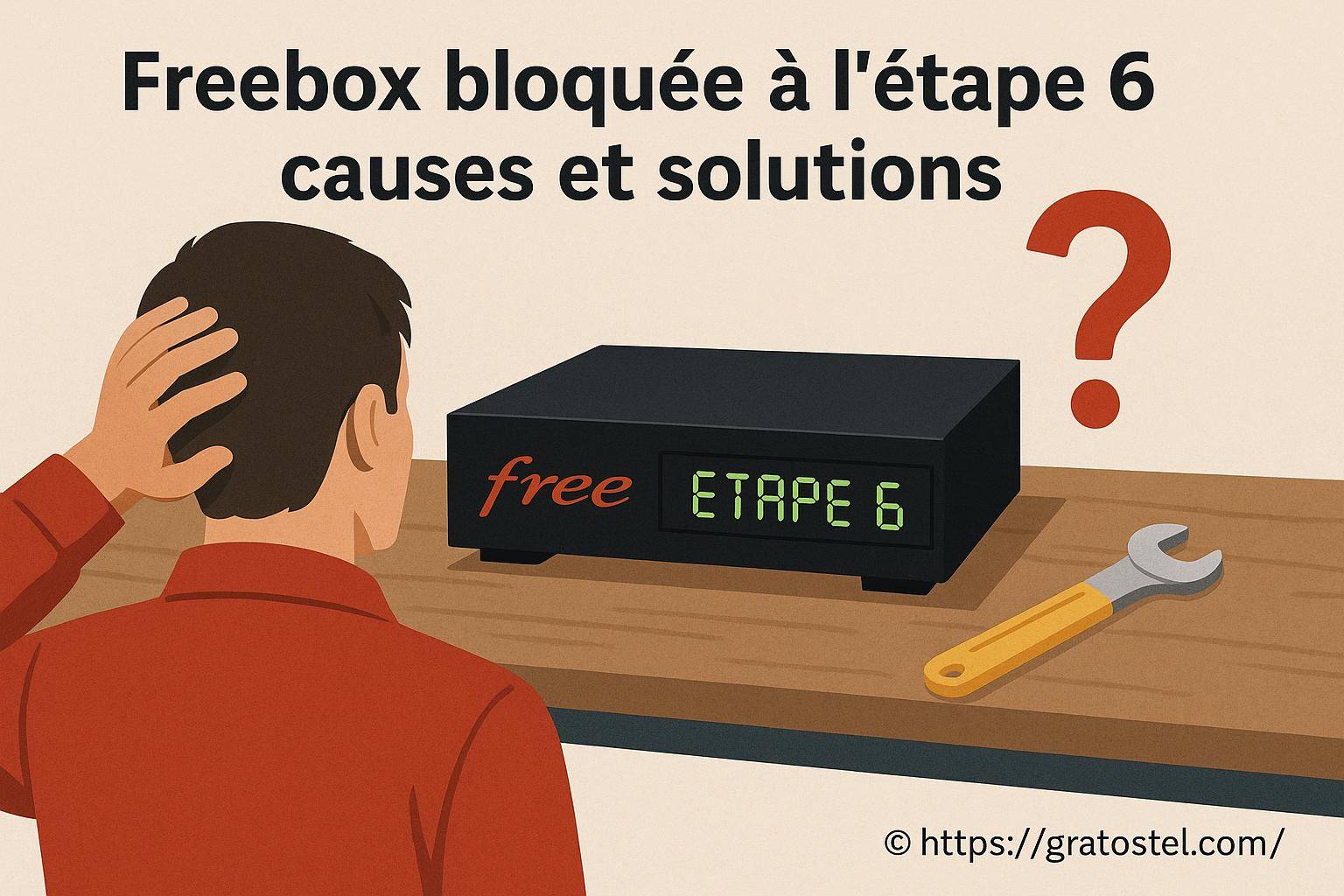 Freebox bloquée à l'étape 6 : quelles sont les causes et comment résoudre ce problème ?