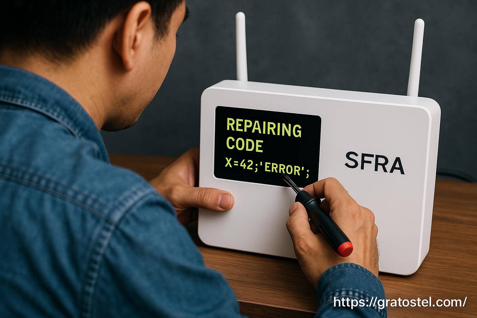 Broadband Box Code Réparer le code identifiant sur la box SFR facilement