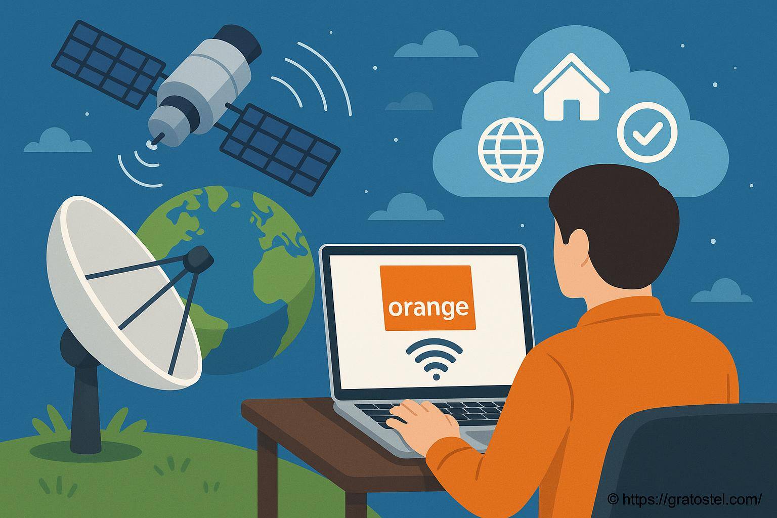Internet par satellite Orange : quels services et avantages proposer ?