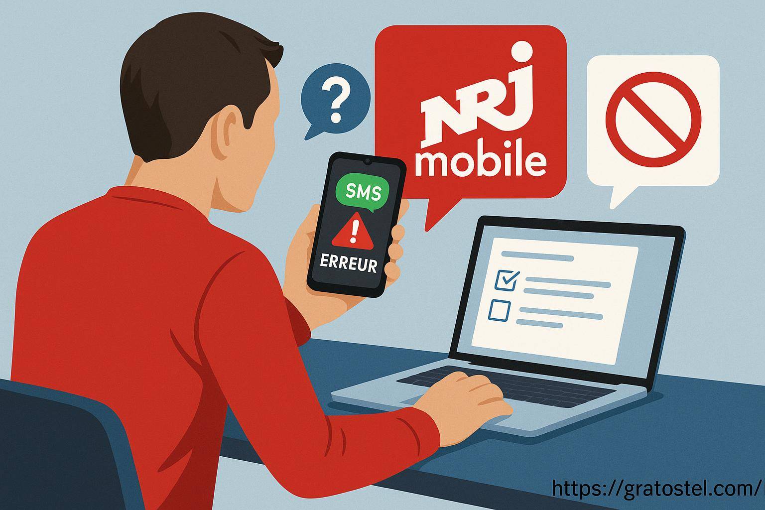Je ne reçois pas les SMS sur NRJ Mobile : quelles solutions appliquer ?