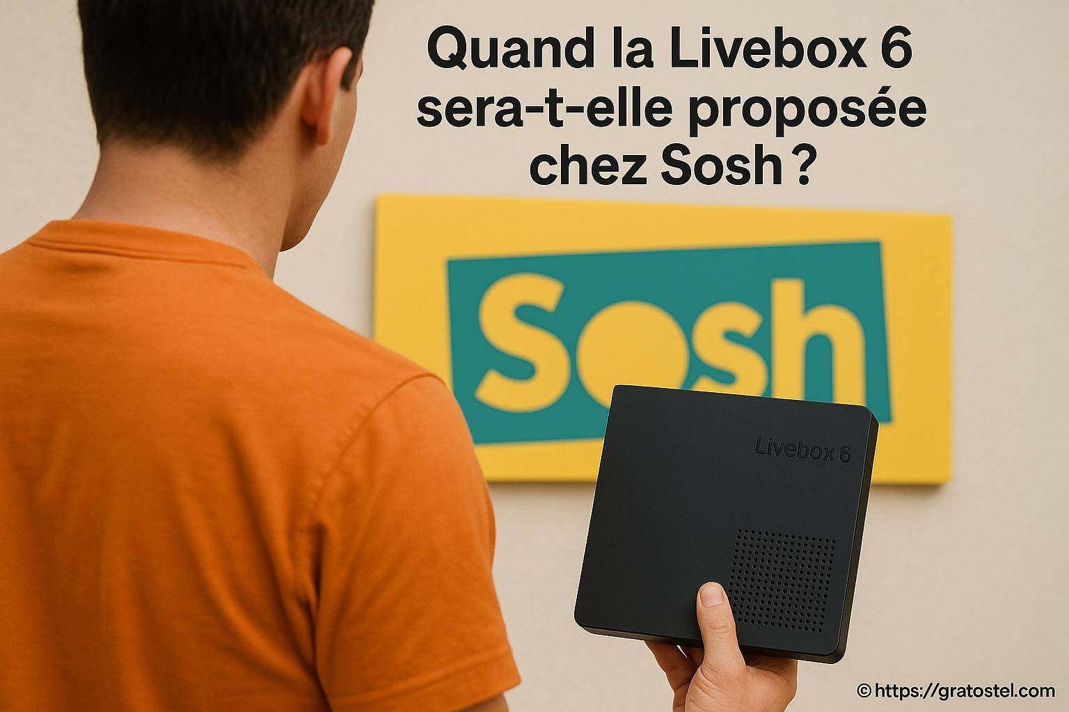 Quand la Livebox 6 sera-t-elle disponible chez Sosh ?
