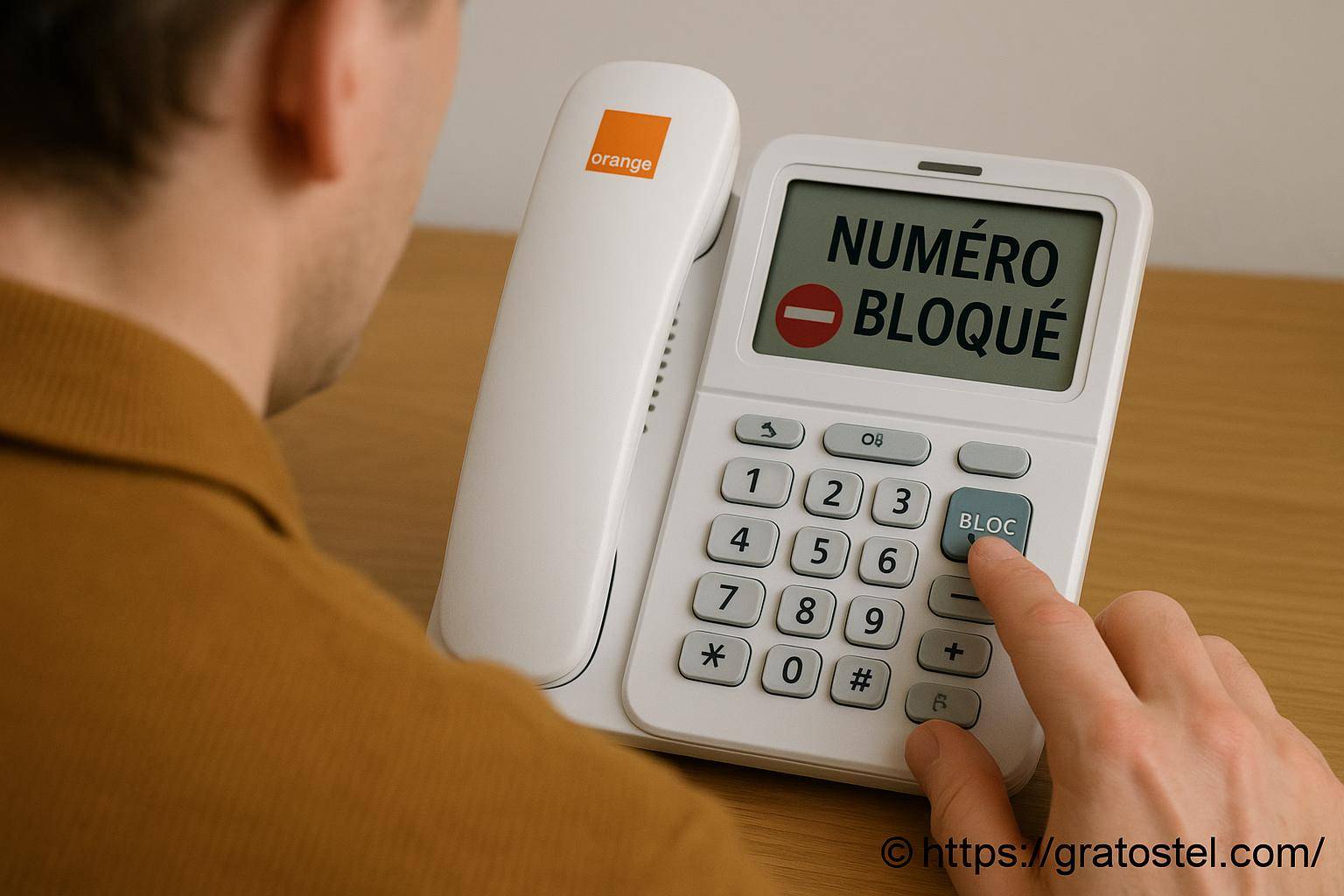 Bloquer un numéro sur un téléphone fixe Orange : mode d’emploi