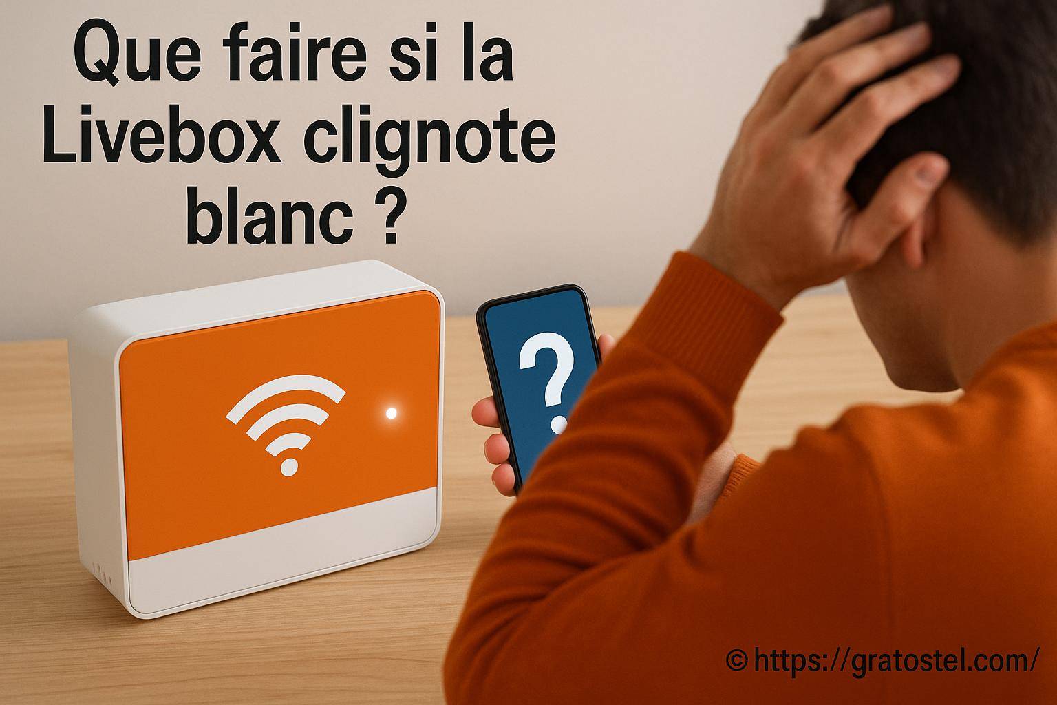 Que faire si la Livebox clignote blanc ? Guide complet pour résoudre le problème