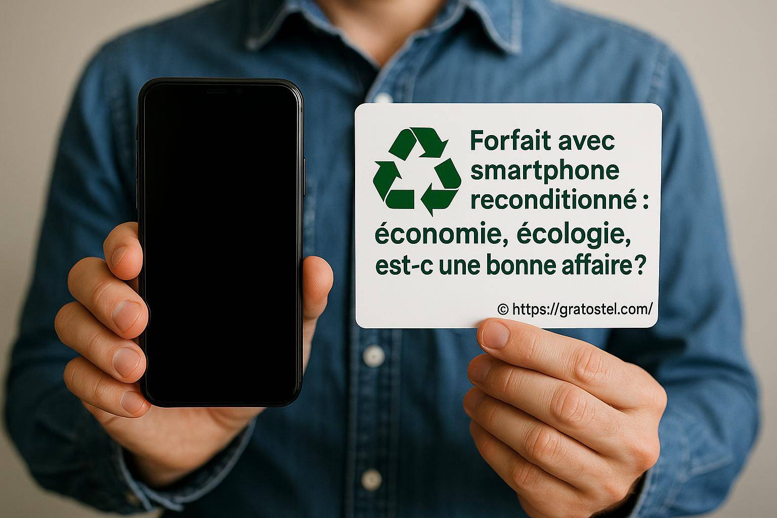 Forfait avec smartphone reconditionné : économie et écologie, est-ce une bonne affaire ?