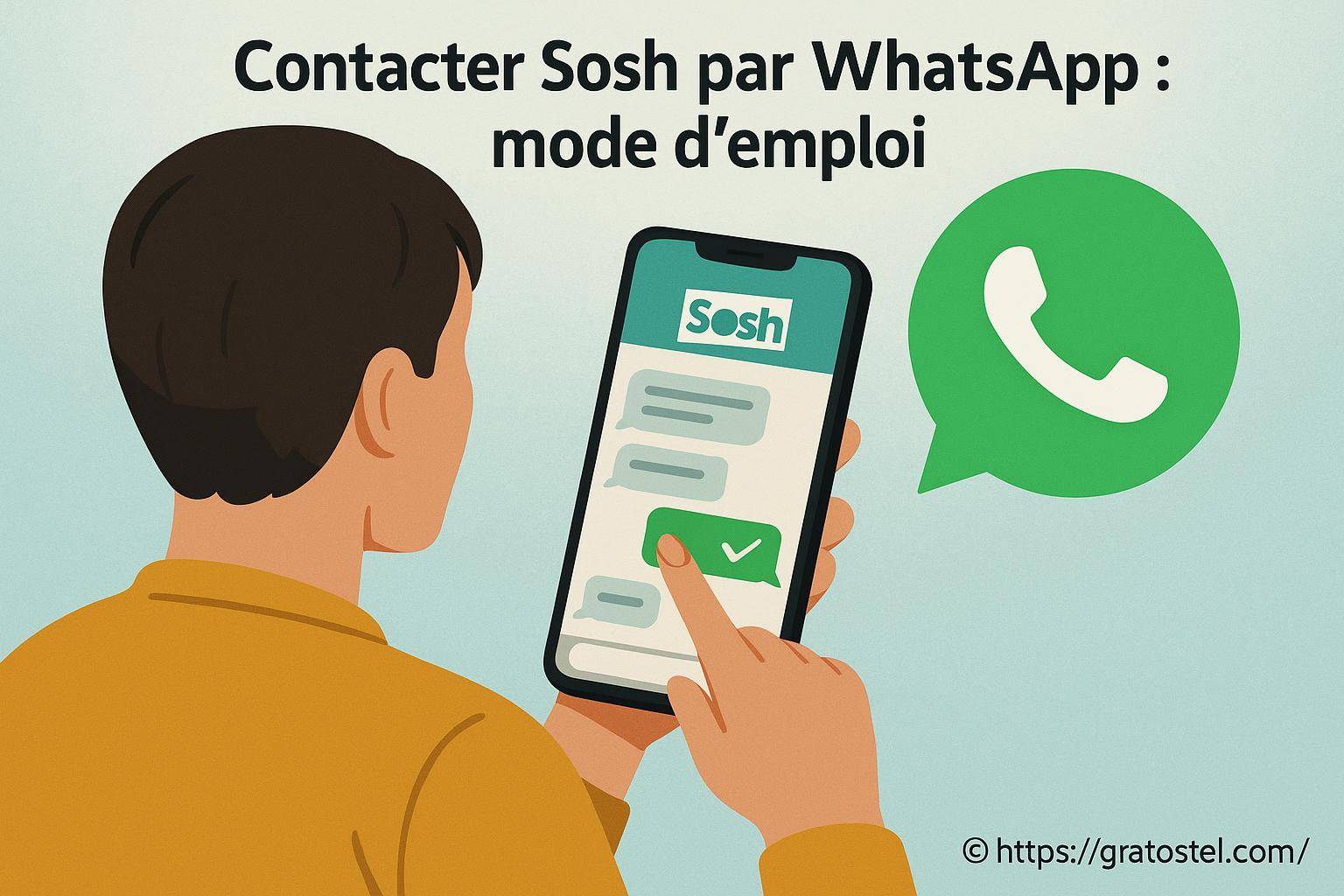 Contacter Sosh par WhatsApp : mode d'emploi simple et efficace
