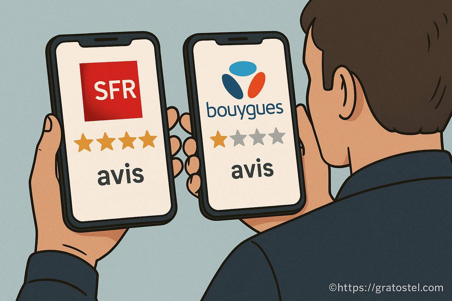 SFR ou Bouygues : quel opérateur satisfait le mieux ses clients ?