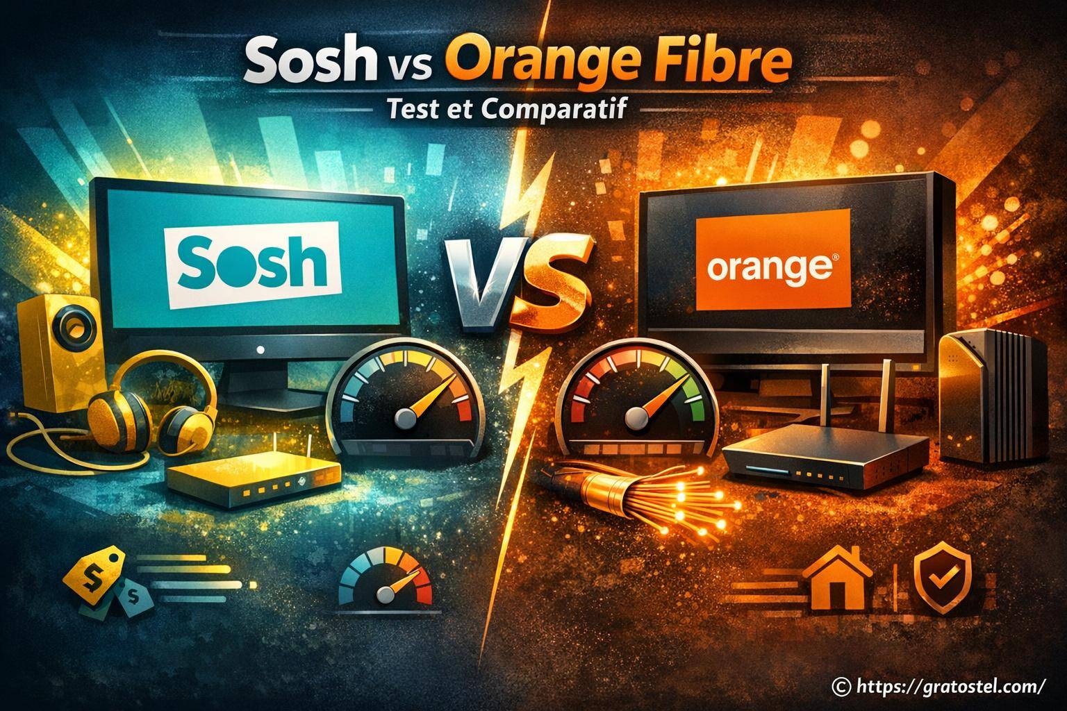 Orange Test Sosh vs Orange Fibre : Test et Comparatif des Offres Fibre