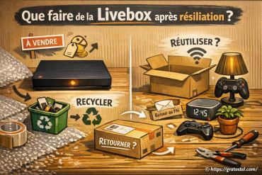 Que faire de la Livebox aprÚs résiliation ?