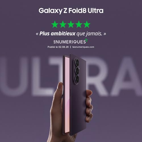 Samsung Galaxy Z Fold8 Ultra Smartphone Pliable, 256 Go, Gra