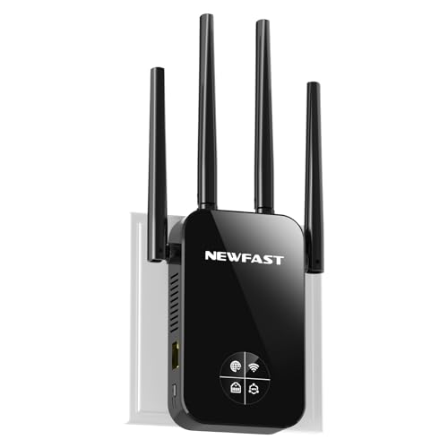 NEWFAST Répéteur WiFi AC1200 Mbps Amplificateur WiFi Puissan