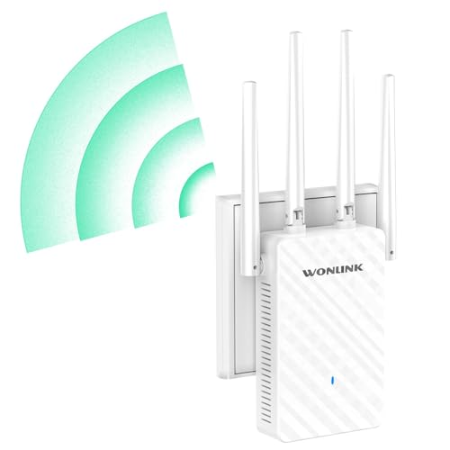 WONLINK Répéteur WiFi AC1200, Repeteur WiFi Puissant Double