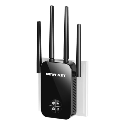 NEWFAST AC1200 Répéteur WiFi Puissant NF-RE523,Amplificateur