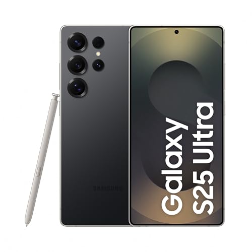 Samsung Galaxy S25 Ultra 512 Go 5G 12 Go RAM 5000 mAh Batterie AI Téléphone portable Android 15 Smartphone UE sans Simlock sans marque (autres offres, noir, 12 Go + 512 Go)