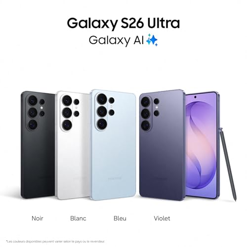 Samsung Galaxy S26 Ultra, Smartphone Android 5G avec Galaxy 