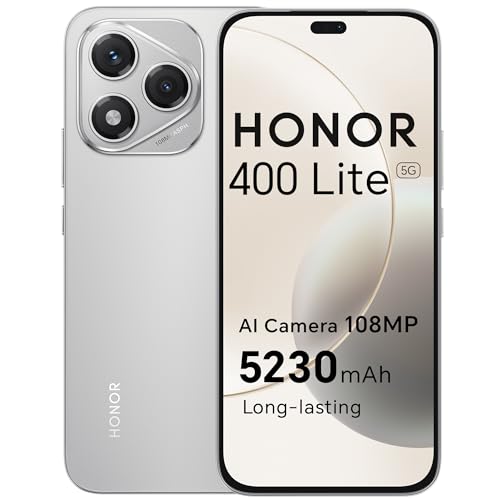 Honor 400 Lite Smartphone 5G, 5230 mAh, 8GB RAM 256GB Memori
