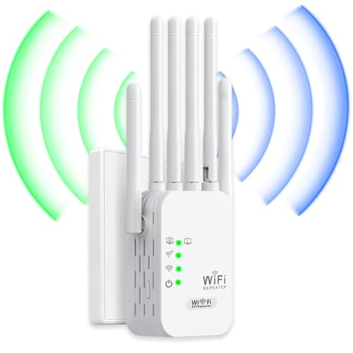 Répéteur WiFi 6 antennes 11000m²