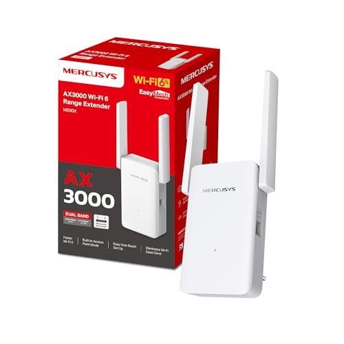 MERCUSYS ME80X TP-Link Répéteur WiFi 6, Amplificateur WiFi A