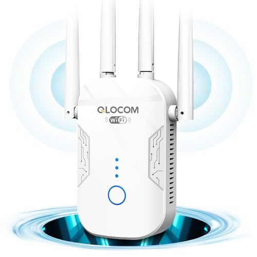 QLOCOM 2026 Nouveau Répéteur WiFi Puissant 1200Mbps Amplific